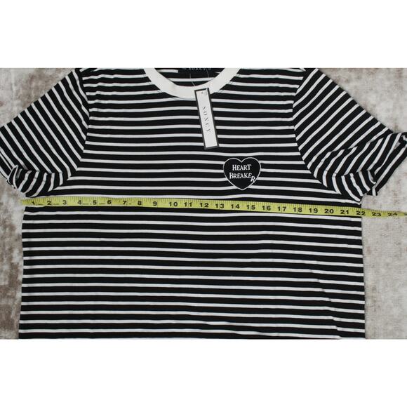 Soncy Womens striped top 1X NWT - Picture 7 of 8